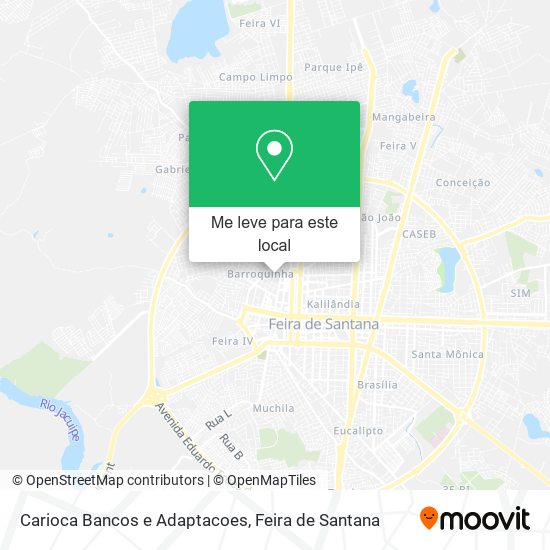 Carioca Bancos e Adaptacoes mapa