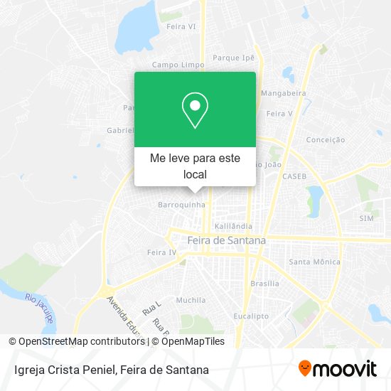 Igreja Crista Peniel mapa