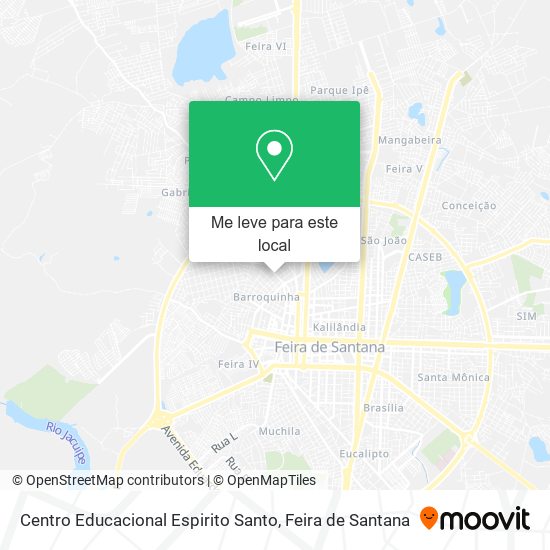 Centro Educacional Espirito Santo mapa