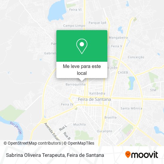 Sabrina Oliveira Terapeuta mapa
