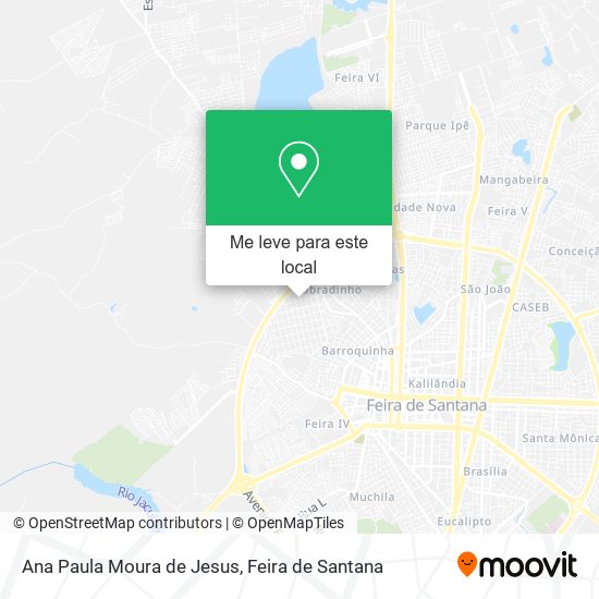 Ana Paula Moura de Jesus mapa