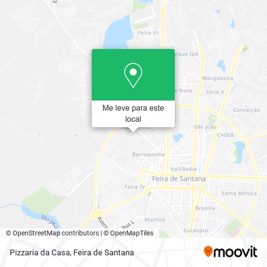 Pizzaria da Casa mapa
