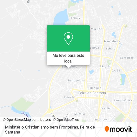 Ministério Cristianismo sem Fronteiras mapa