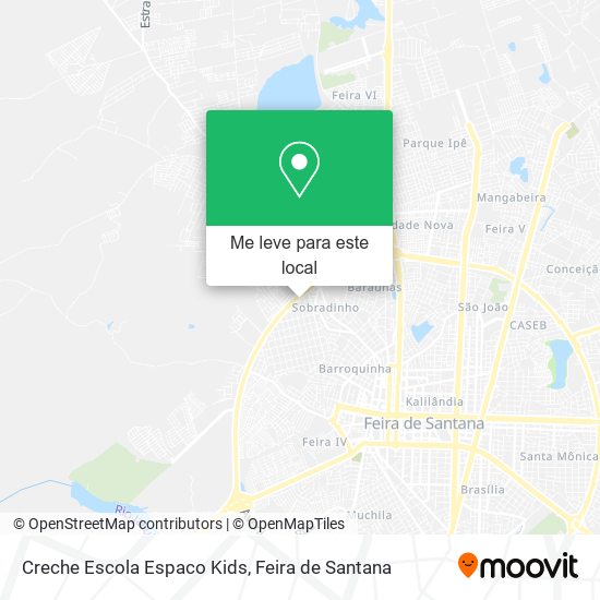 Creche Escola Espaco Kids mapa