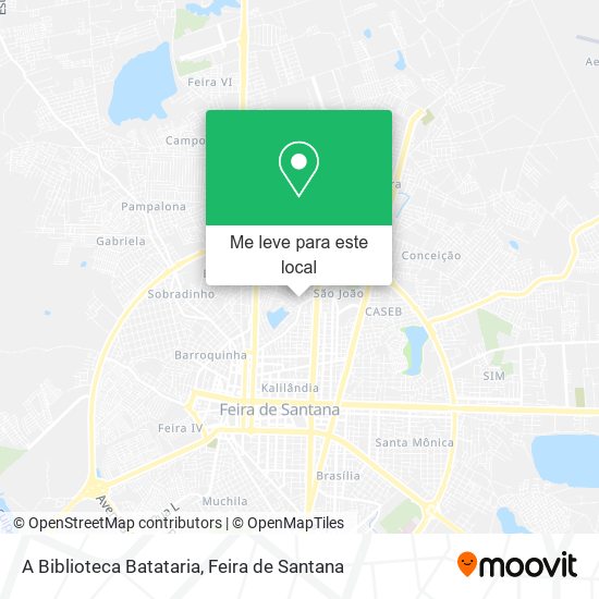 A Biblioteca Batataria mapa
