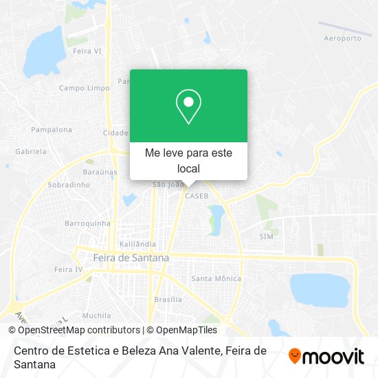 Centro de Estetica e Beleza Ana Valente mapa