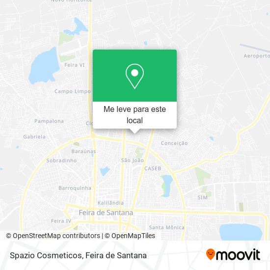 Spazio Cosmeticos mapa