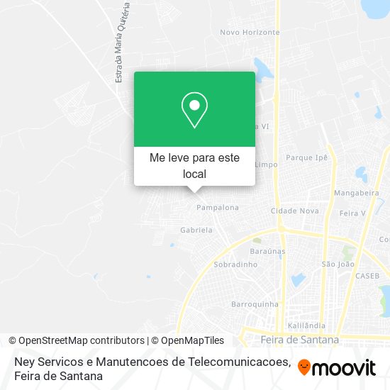 Ney Servicos e Manutencoes de Telecomunicacoes mapa