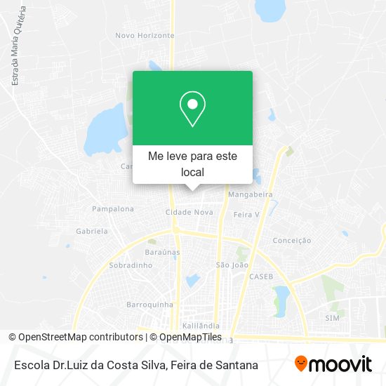Escola Dr.Luiz da Costa Silva mapa