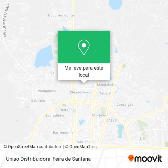 Uniao Distribuidora mapa