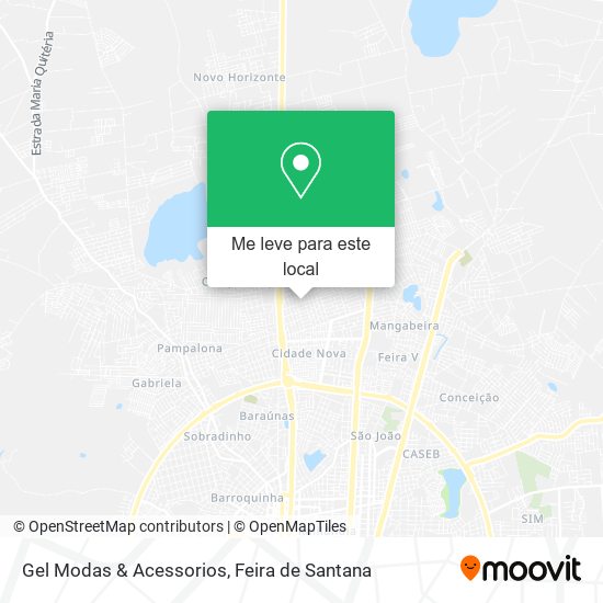 Gel Modas & Acessorios mapa