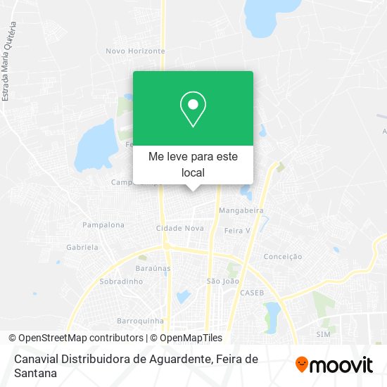 Canavial Distribuidora de Aguardente mapa
