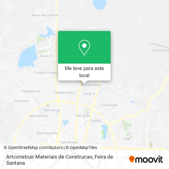 Artconstruir Materiais de Construcao mapa