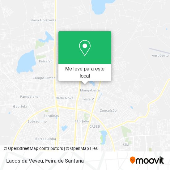 Lacos da Veveu mapa