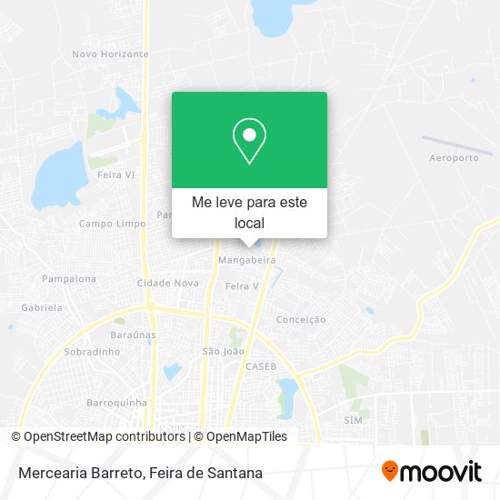 Mercearia Barreto mapa