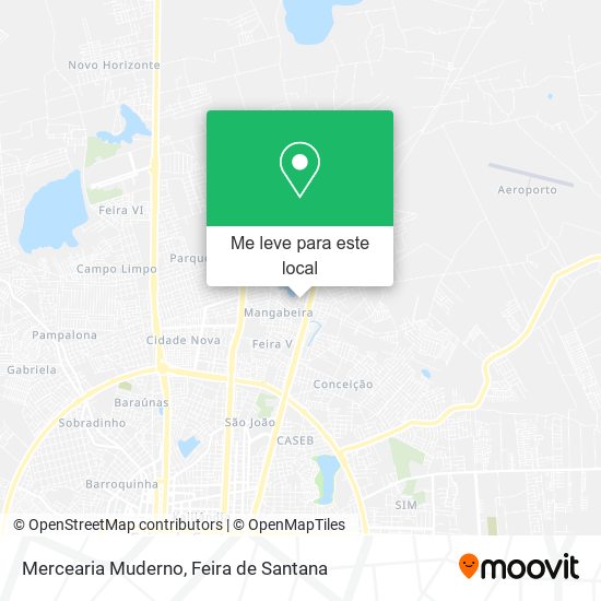 Mercearia Muderno mapa