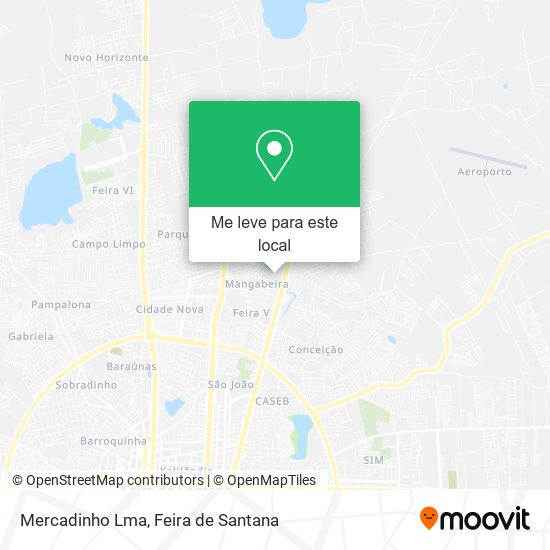 Mercadinho Lma mapa