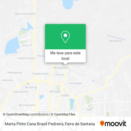 Marta Pinto Cana Brasil Pedreira mapa