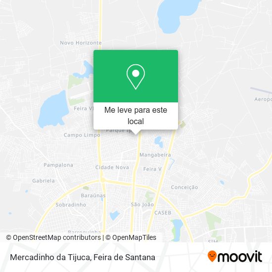 Mercadinho da Tijuca mapa