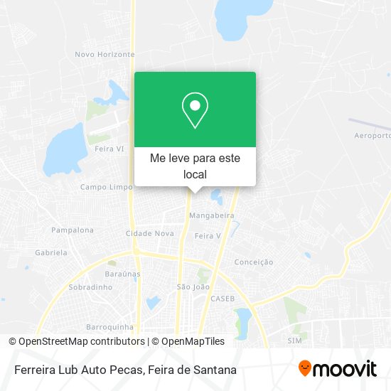 Ferreira Lub Auto Pecas mapa