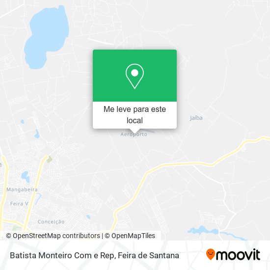 Batista Monteiro Com e Rep mapa