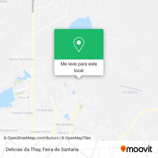 Delicias da Thay mapa