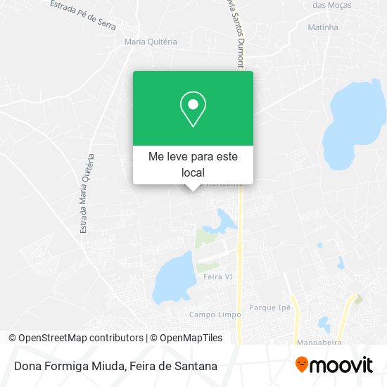 Dona Formiga Miuda mapa