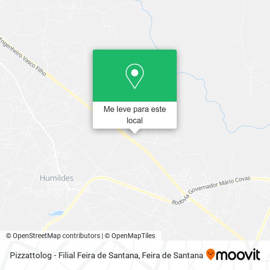 Pizzattolog - Filial Feira de Santana mapa