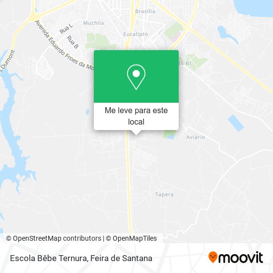 Escola Bêbe Ternura mapa