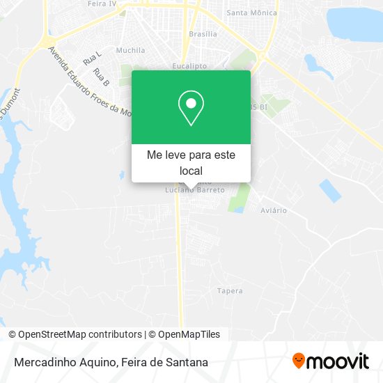 Mercadinho Aquino mapa