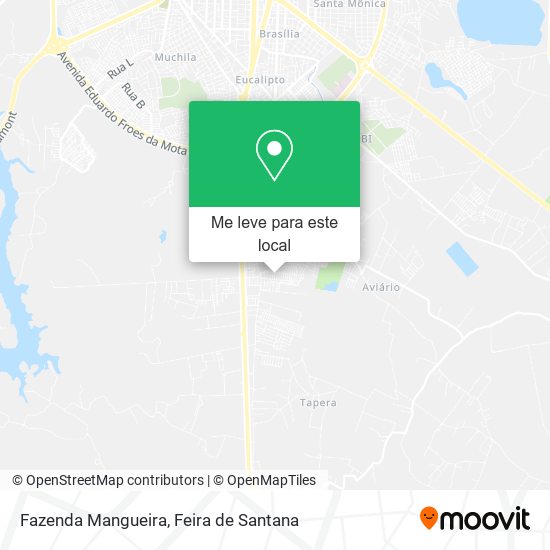 Fazenda Mangueira mapa