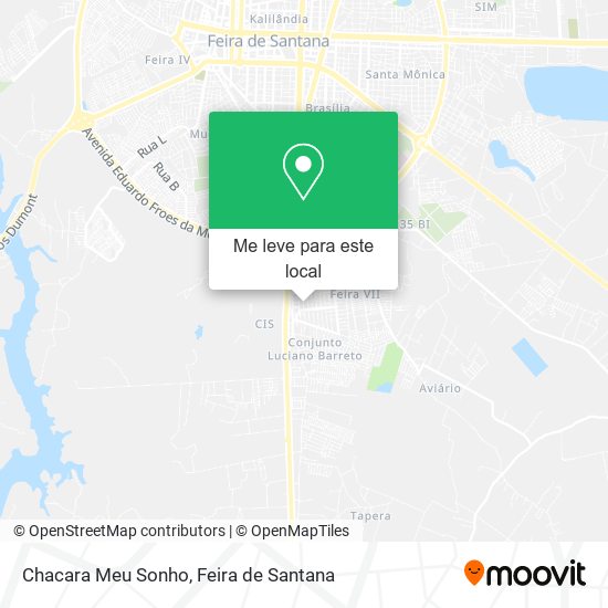 Chacara Meu Sonho mapa