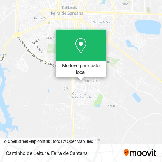 Cantinho de Leitura mapa