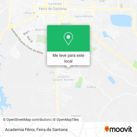 Academia Fênix mapa