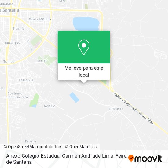 Anexo Colégio Estadual Carmen Andrade Lima mapa