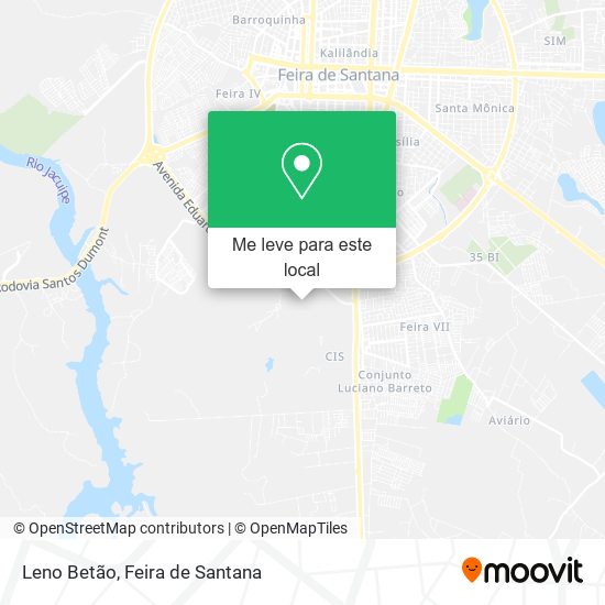 Leno Betão mapa