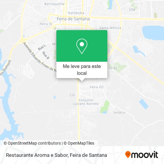 Restaurante Aroma e Sabor mapa