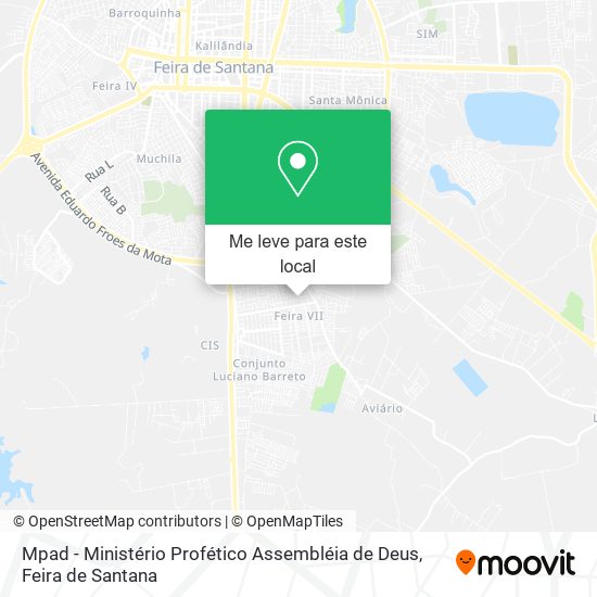 Mpad - Ministério Profético Assembléia de Deus mapa