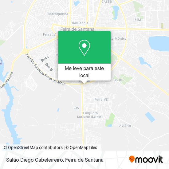 Salão Diego Cabeleireiro mapa