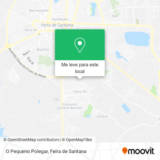 O Pequeno Polegar mapa