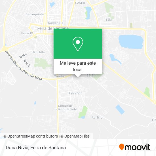 Dona Nívia mapa