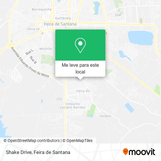 Shake Drive mapa