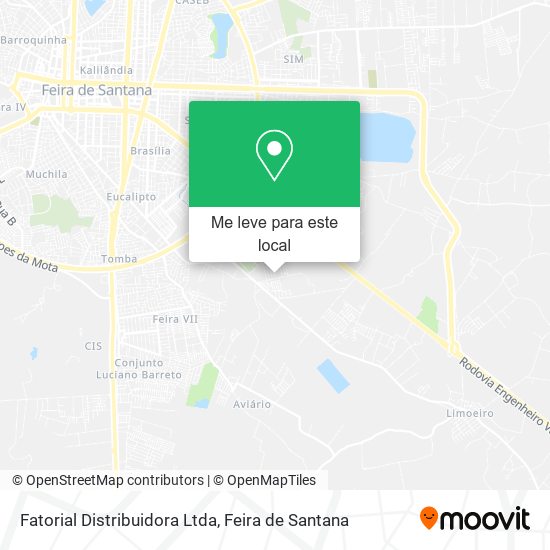 Fatorial Distribuidora Ltda mapa