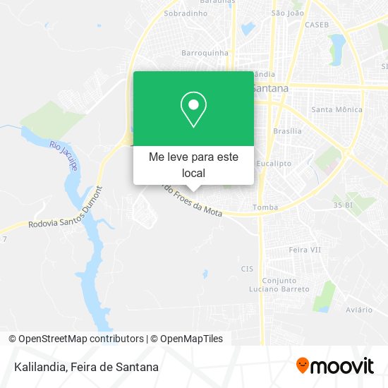 Kalilandia mapa
