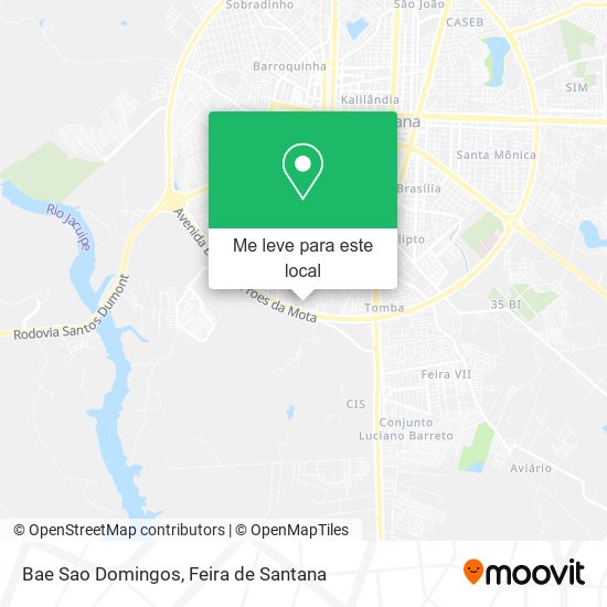 Bae Sao Domingos mapa
