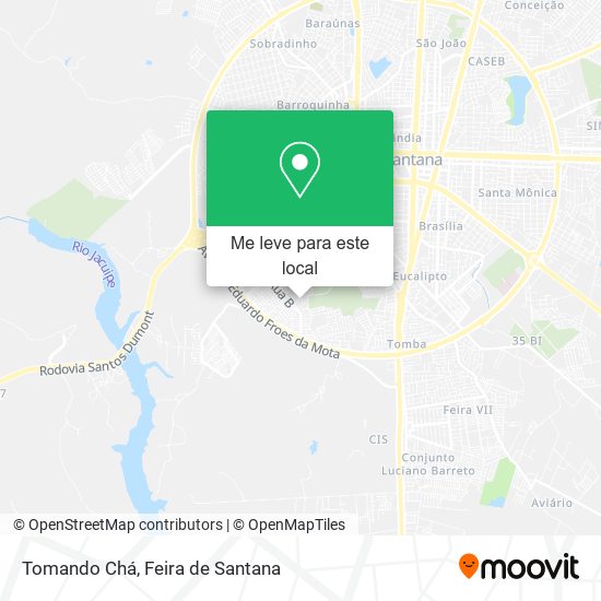 Tomando Chá mapa