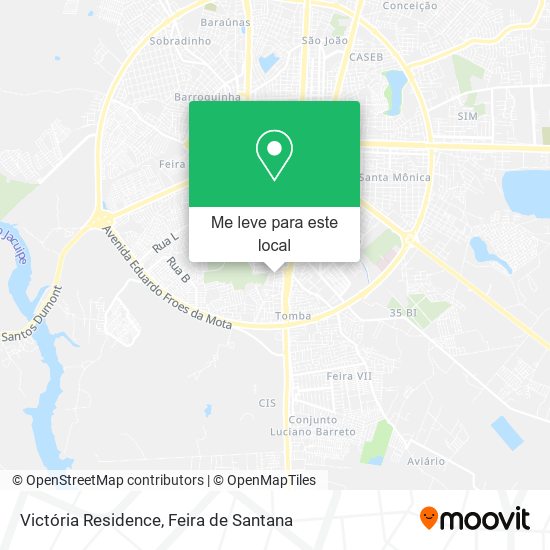 Victória Residence mapa