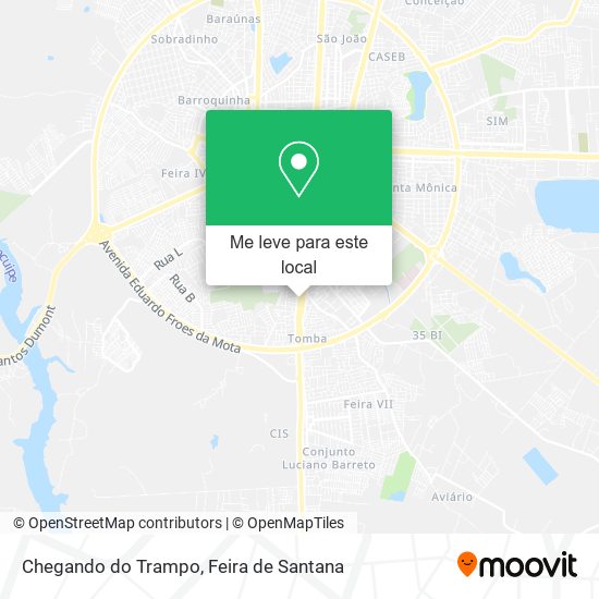 Chegando do Trampo mapa