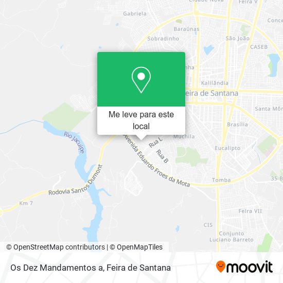 Os Dez Mandamentos a mapa