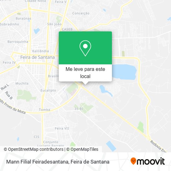 Mann Filial Feiradesantana mapa